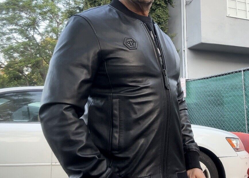 Veste en Cuir Philippe Plein